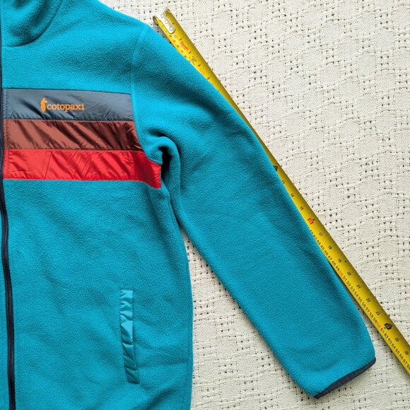 COTOPAXI Teca Fleece Men's L Full Zip Jacket Blue Hiking Outdoors Casual Comfort - Picture 6 of 7